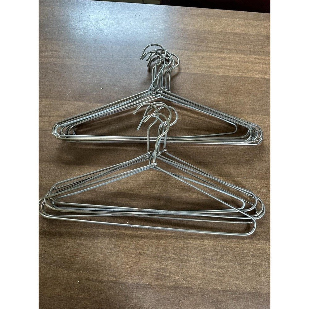 Oversized hanger Pack of 15 Chrome Metal Bedspread & Drapery Big and tall XL XXL